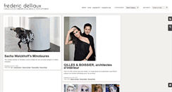 Desktop Screenshot of frederic-delliaux.com